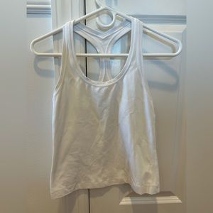 lululemon white Racerback Short Tank Top